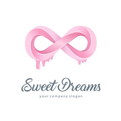 Sweet dreams. Logo for sweet shop