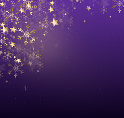 Purple christmas background