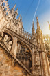 Milan cathedral duomo spires