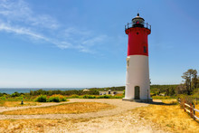 Famous Cape Cod Lighthouse, Nauset Lighthouse, Massachusetts