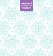 Abstract snowflake shapes seamless pattern