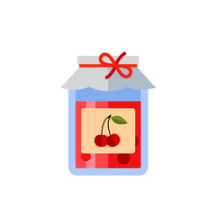 Poster - Berries Jam in Jar Icon