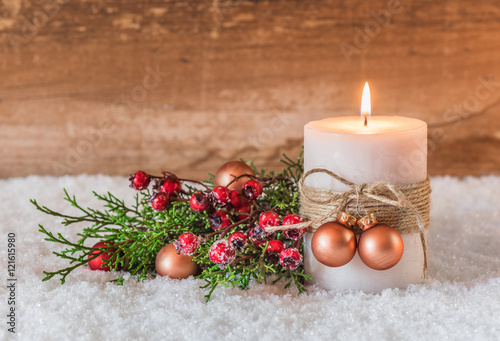 Weihnachtsstimmung Licht Kerze Advent Karte Weihnachten – kaufen Sie