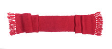 Red Scarf On A White Background.