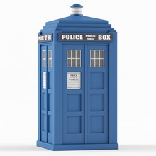 Vintage Police Call Box Free Stock Photo - Public Domain