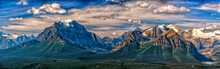 Canada Rocky Mountains Panorama Landscape View
