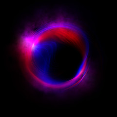 Wall Mural - abstract ring background with luminous swirling backdrop. glowing spiral. the energy flow tunnel. sh