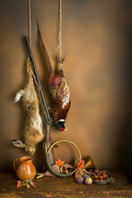 Hare And Pheasant Hanging