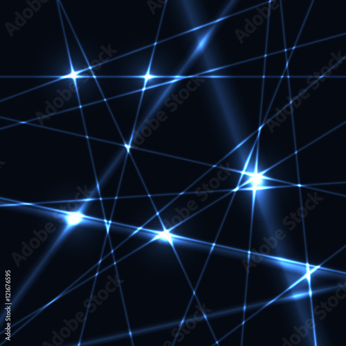 Blue laser grid or net background - Buy this stock vector and explore