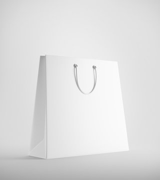 White shopping bag
