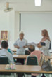 © hwannaa - blur image of adult asian muslim education