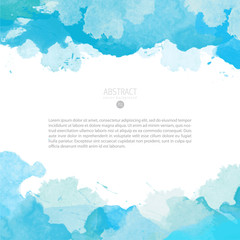 Bright colorful vector watercolor background