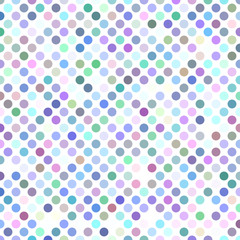Poster - Colorful abstract polka dot pattern design