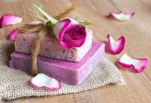 Rose Scented Natural Soaps