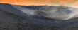 Hverfjall crater in Myvatn area, northern Iceland, panoramic view