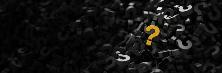 Fototapete - Infinite question marks