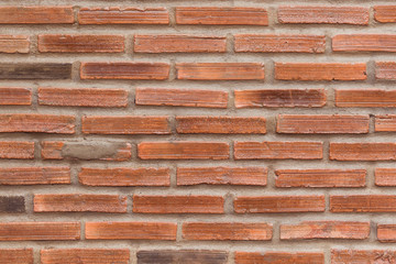 Poster - Construction of grunge brick wall texture background