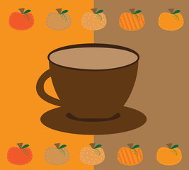 Canvas Print - Pumpkin Coffee