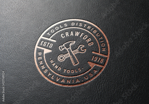 Download Metallic Foil Stamping Mockup 05 Stock Template Adobe Stock