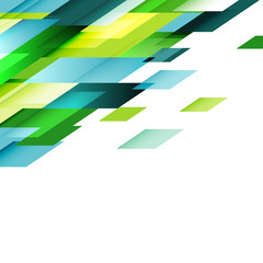 Poster - transparent overlapping geometric on white. business or technology minimal futuristic template. corp