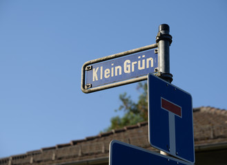 Poster - Straßenschild