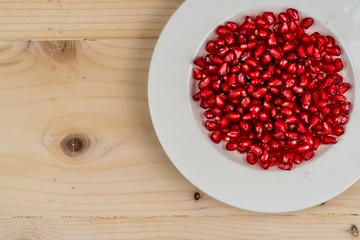 Wall Mural - Red Pomegranate seeds