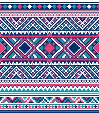 Ethnic Tribal Pattern Textures. Ornament For The Design Of Clothing Vector Pattern Abstract Geometric Pattern. Native American Abstract Pattern