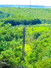 High voltage power line