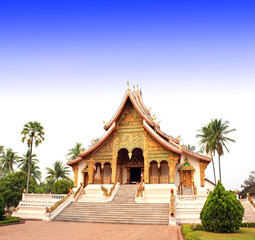 Sticker - Temple in Royal Palace Museum, Luang Prabang, Laos