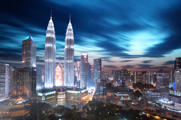 Wall Mural - Kuala Lumpur, Malaysia skyline.