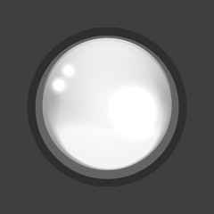 Poster - Glossy circle button for your design