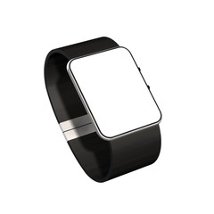 Wall Mural - smart watch isolated on white background 