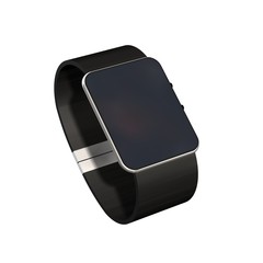 Wall Mural - smart watch isolated on white background 