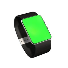 Wall Mural - smart watch isolated on white background 