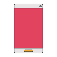 Smartphone icon. Gadget technology and device theme. Isolated design. Vector illustration