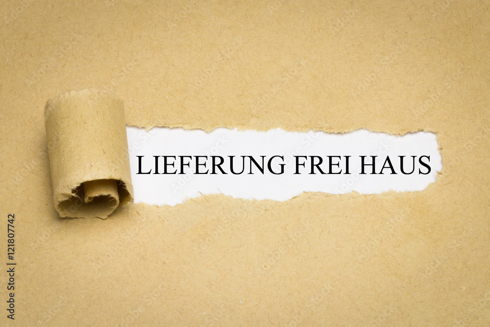 Stock-Foto „Lieferung frei Haus“ | Adobe Stock