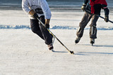 Fototapeta Sport - People playing amateur hockey