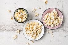Popcorn In Bowls