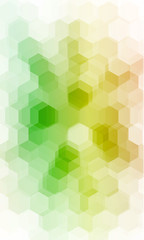 white, green, yellow color geometry background. vector illustration. polygonal pattern.