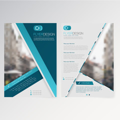 Poster - Vector template flyer design