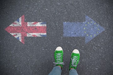Poster - Composite image of casual shoes
