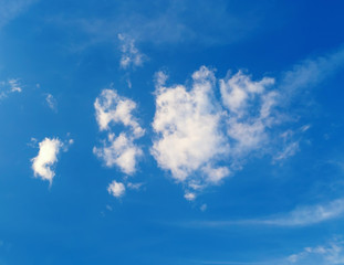 Cloud and blue sky