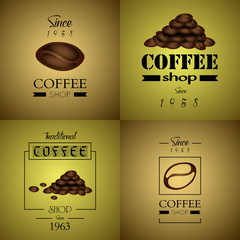 Wall Mural - Coffee backgrounds