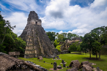 Wall Mural - Temple I (Gran Jaguar) at Tikal National Park - Guatemala