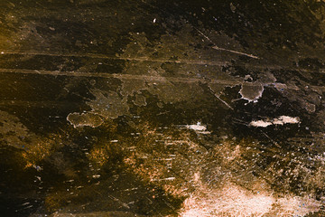 Poster - abstract painting with blurry and stained structure. Color effect and Computer collage.