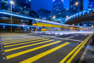 hong kong night cityscape,china.