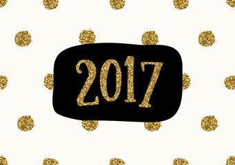 Sticker - 2017 Greeting Card Template