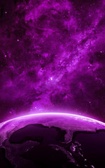 Wall Mural - earth at night