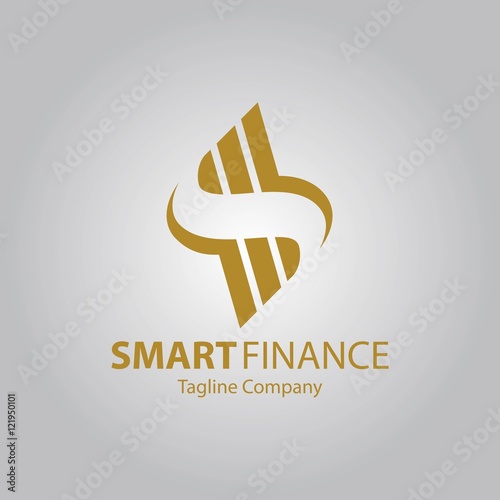 Smart Finance Abstract Vector Logo Design Template Icon Of Company Identity Symbol Buy This Stock Vector And Explore Similar Vectors At Adobe Stock Adobe Stock
