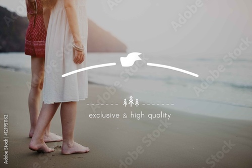 Fotografie, Obraz High Quality Brand Marketing Business Branding Copy Space Concep